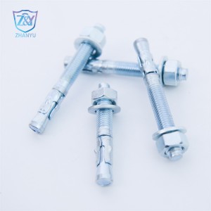 wedge anchor GB /T 22795 Expansion Screw Through Bolt and Nuts Hex Concrete Wall Hardware Wedge Anchors Bolt