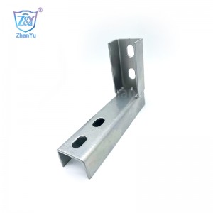Strut Channel 41*41 with HDG, Powder Coating, Zinc 시스템찬넬