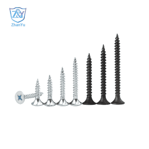 China Wholesale Screw Back Earrings Factory –  Machine Bugle Head Gypsum Board Drywall Screw Taiwan Double Thread 3.5×25 Black Flat Black Oxide 25mm 15-30 Days C1022a,steel ZY – Z...