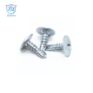 Factory Direct Sale Epoxy Coated Self Drilling Screw Flat Modify Truss Head Self Drilling Screw Premium Quality for Self Drilling Rooding Screw