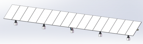 1P Flat Single Axis Solar Tracker