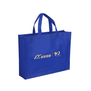 100% PP Spunbond Non woven Fabric Eco-Friendly Blue Reusable Nonwoven Bag