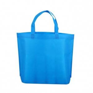 Wholesale Customized Printing Logo China Advertising Shopping Pp Nonwoven Bag Black White Blue Non-woven Promotional Bags