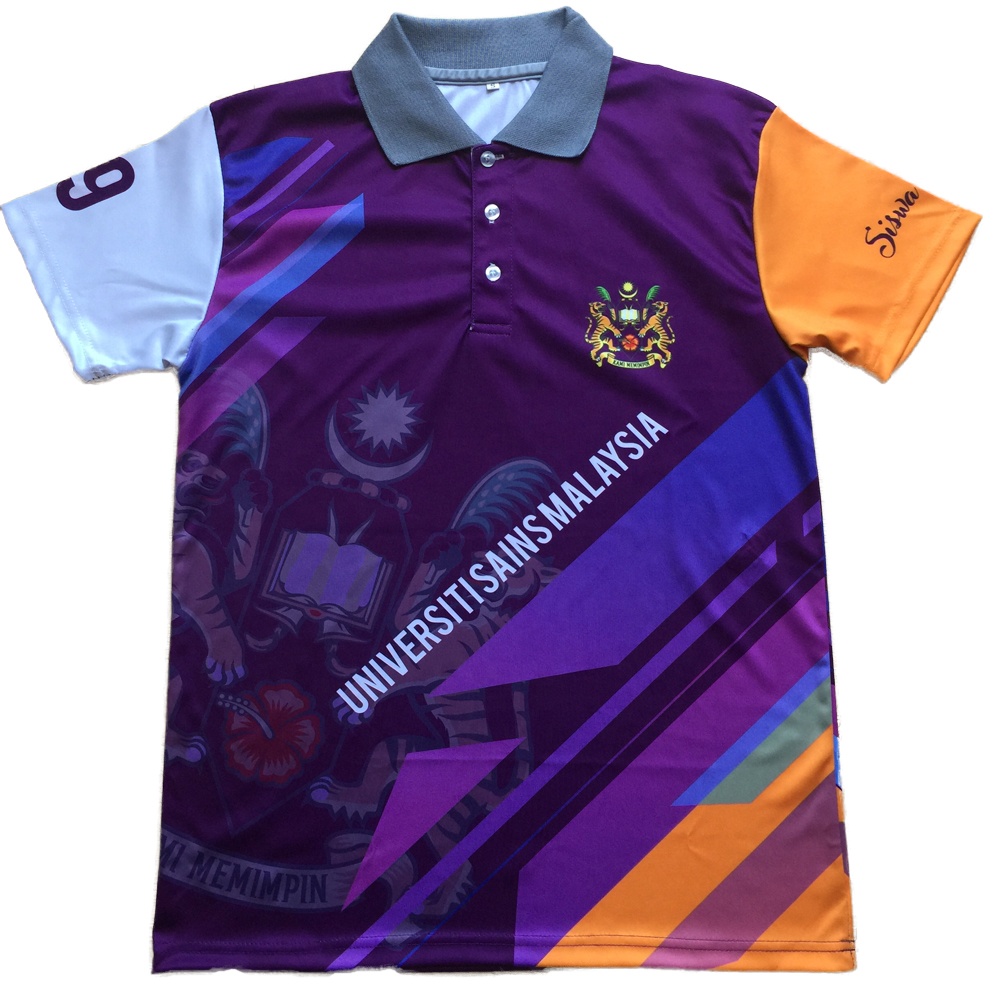 Bulk sale all over sublimation polo shirt unisex fashion quick dry golf t shirts custom in 120g 140g 160g 180g 200g
