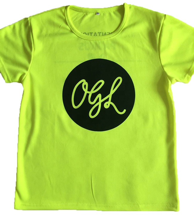 Summer Neon Green Sports Wear Kids T Shirts Exercise Short Sleeve Tee Outdoor Running Active Stretch Boy's Girl's Cheap T-shirt