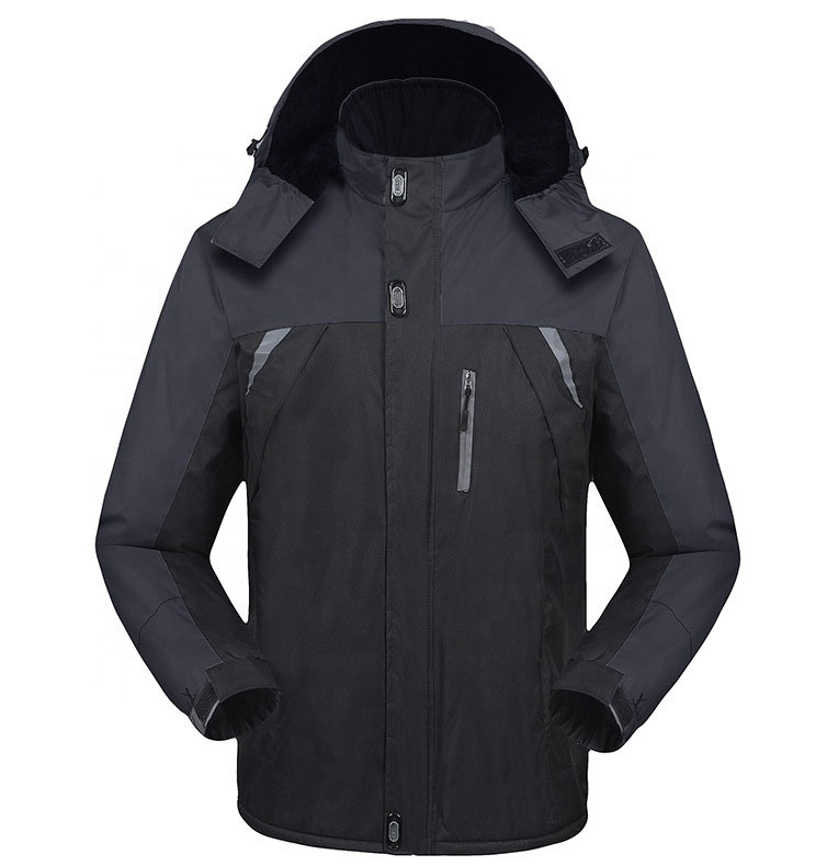 Wholesale outdoor waterproof plus size men's women's jackets high quality winter fleece lining warm windbreaker jacket 2022