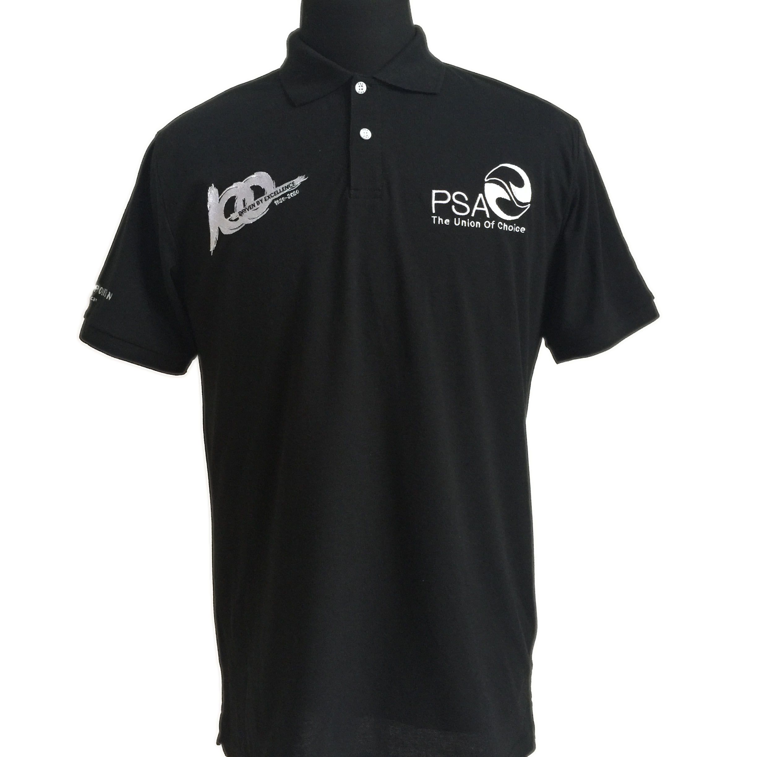 Custom 220 grams heavy weight thick men polo t shirt with embroidered logo