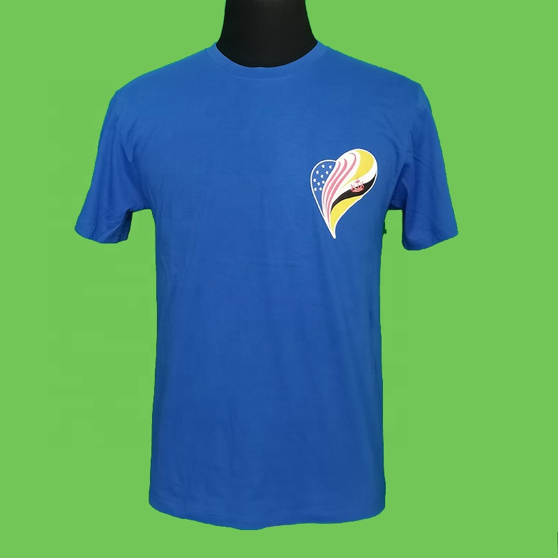 Factory custom running marathon t shirt round neck short sleeve t-shirts with printing polyester 120 140 160 180 200g sports tee