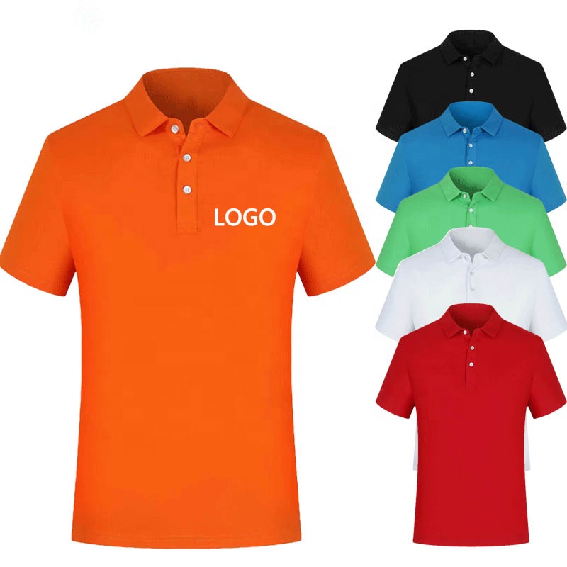 Men polo shirts with chest pocket custom embroidery printing logo high quality 100% cotton or polyester golf polo shirt china