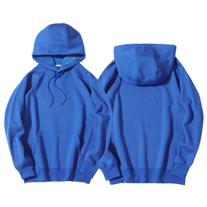 Unisex thick 100% cotton hoodies for men women unisex plain blank quality pullover sweatshirts wholesale
