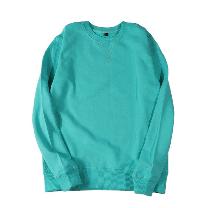 High Quality Cotton Sweatershirts Heavyweight 12OZ French Terry Crew Neck Sweat Shirt Custom Printing Blank Winter Coat