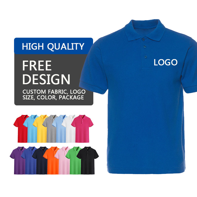 Oem men graphic print polo t-shirts custom logo printing 100 cotton short sleeve golf shirt with three or two buttons