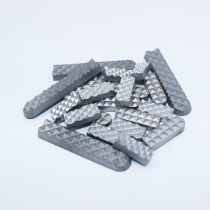 Cemented tungsten carbide gripper inserts/tips for mining and diamond drilling