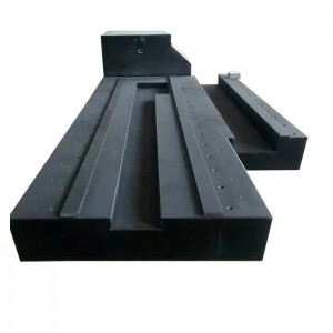 Good quality Precision Granite Pedestal Base With Grade 00 Of Din, Jis Or Gb - Granite Machine Bed – ZHONGHUI