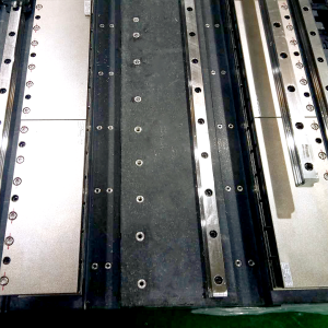 Granite Base assembly with Rails and Ball Screws and Linear Rails