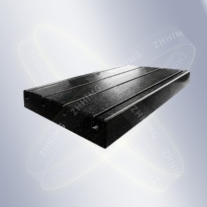 Granite lumahing Plate karo T slot Miturut DIN Standard