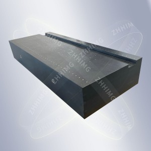 ZHHIMG® Precision Granite Base Component – High-Density Black Granite Machine Base with Custom Tapped Holes