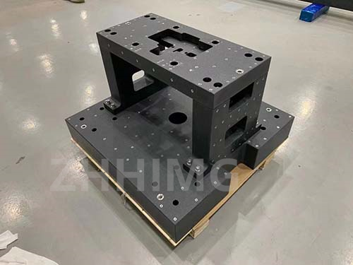 What is the best way to keep a granite machine base for Universal length measuring instrument  clean?