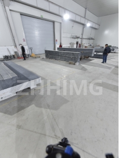 How to repair the appearance of the damaged granite machine base for AUTOMOBILE AND AEROSPACE INDUSTRIES  and recalibrate the accuracy?