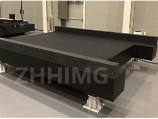 When using the bridge coordinate measuring machine, how should the user operate to avoid damage to the granite bed?