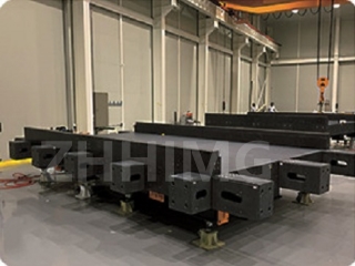 In the multi-axis processing, how to ensure the continuity and stability of the granite bed?
