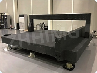 What is the best way to keep a granite assembly for Optical waveguide positioning device clean?