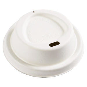 80mm biodegradable fiber lid with sip hole classic item