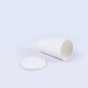 80mm sugarcane flat cold coffee cup lid