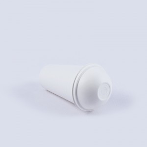 80mm bagasse disposable dome lid with straw hole