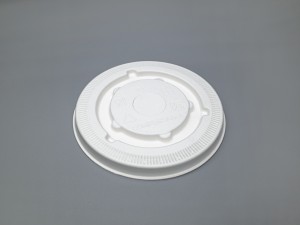 98mm sugarcane flat cold coffee cup lid