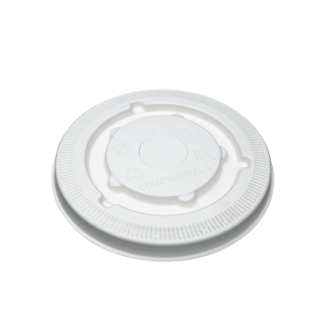 98mm sugarcane flat cold coffee cup lid