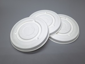 95mm sugarcane flat cold coffee cup lid