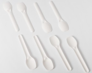 Compostable Ice Cream Spoon, Made of Sustainable Renewable Plant Fiber