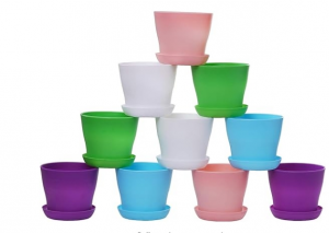 Plastic Flower Pots Are Durable and Lightweight