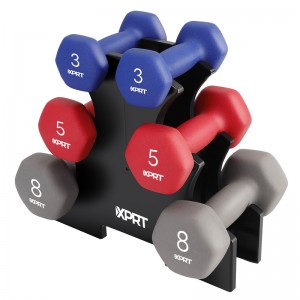 Wholesale Dealers of Factory Wholesale Gym Training Exercise Colorful Hex Spherical Neoprene Dumbbell