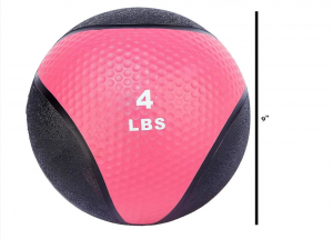 4LB Balance Exercise Fitness Workout Weighted Rubber Medicine Ball