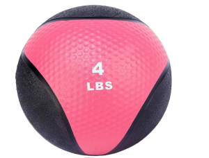 4LB Balance Exercise Fitness Workout Weighted Rubber Medicine Ball