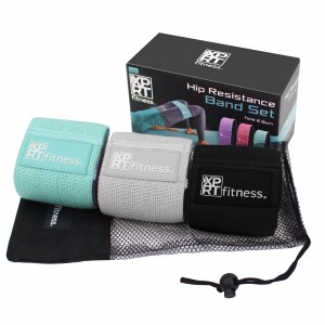 Fabric Fitness Exercise Booty Hip Band Set Workout Loop Resistance Bands