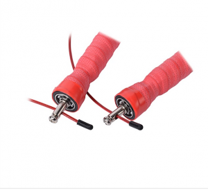 Fast Speed  Sweatband handle metal Steel Wire Jump Rope