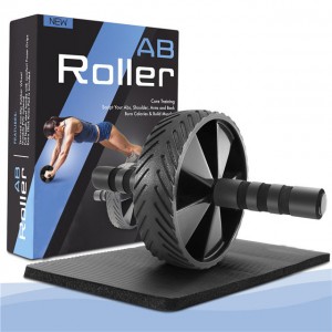 Ab Roller Wheel with Knee Pad Abdominal Exercise for Home Gym Fitness Equipment