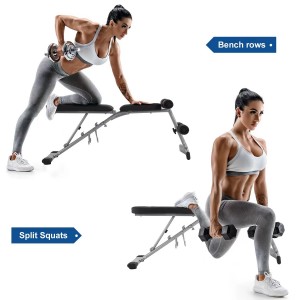 UTILITY EXERCISE BENCH FLAT/UPRIGHT/DECLINE/FLAT/INCLINE
