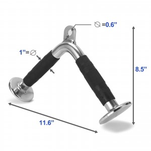 CABLE ATTACHMENT DOUBLE D HANDLE AND V SHAPED BAR