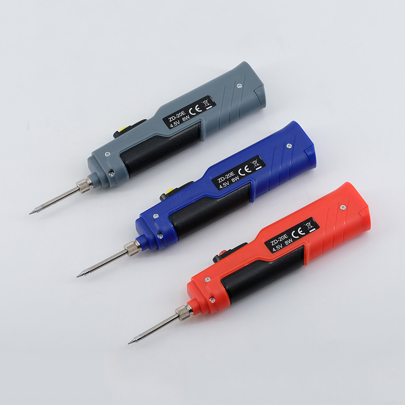 Top Suppliers Soldering Iron with Handle - Zhongdi ZD-20E Dual Battery Powered Cordless Soldering Iron 4.5V 8W – zhongdi