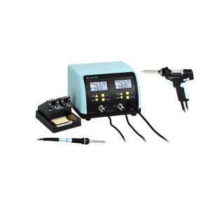 Europe style for Rework Station - Zhongdi ZD-8917B 140W(Max 200W) Solder with Solder Iron and Desolder Gun ESD Sleep Mode Available – zhongdi