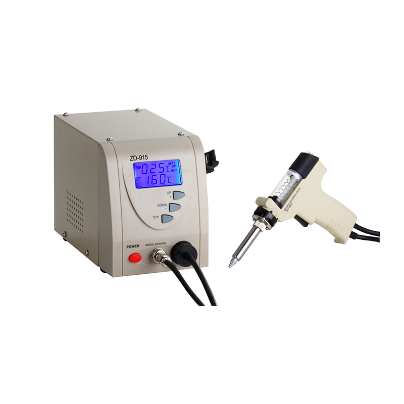 China OEM Customize Automatic Soldering Machine - Zhongdi ZD-915 Desoldering Rework Repair Station 110-240V Completer Accessory Desolder Gun Customized Color Available – zhongdi