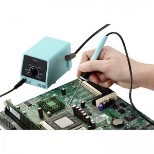2022 wholesale price Soldering Iron Station - Zhongdi ZD-928 Mini Temperature Adjustable with Knob Solder Pleasing Appearance 10W 12V  – zhongdi