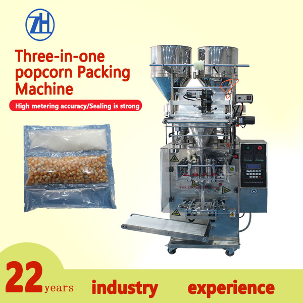 PriceList for Granule Packaging Machine - Three-in-one popcorn packing machine – Zhonghe