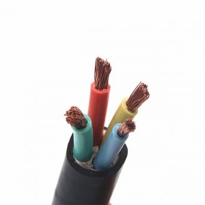 Good User Reputation for 14AWG~1AWG PVC/Rubber Insulation 3/4 Core 1.5mm2~95mm2 Flat Submersible Irrigation Pump Wire/Cable