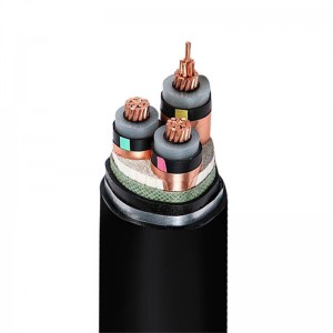 factory low price Yjv Yjlv Three Core Medium Voltage Copper Conductor XLPE Insulated PVC/PE Sheathed Power Cable