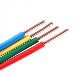 China Factory for IEC60227 Cable 450/750V PVC Insulated Single Core Wire and Cable